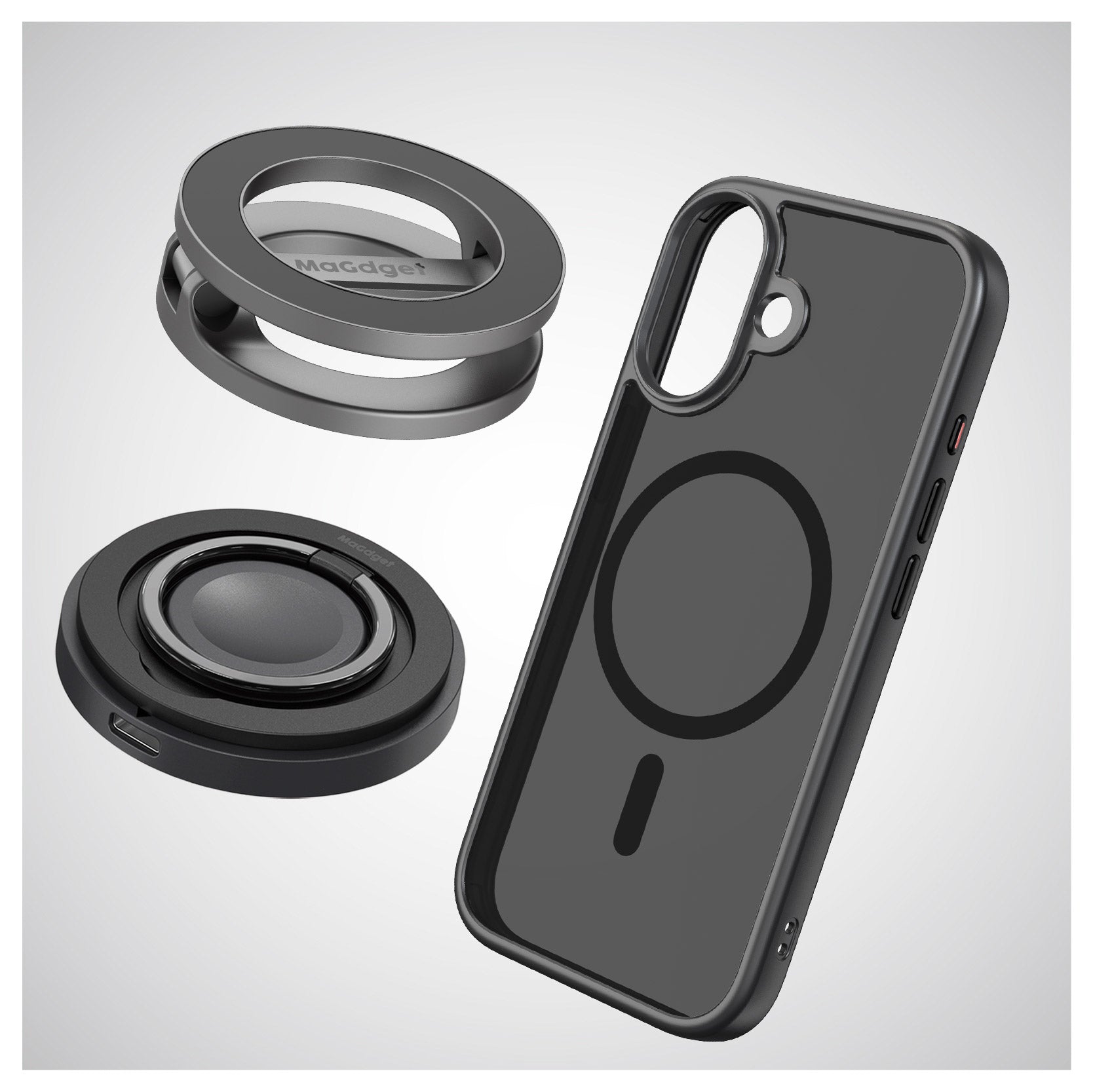 ChargeRing & Stand & MatteCase - Variation2