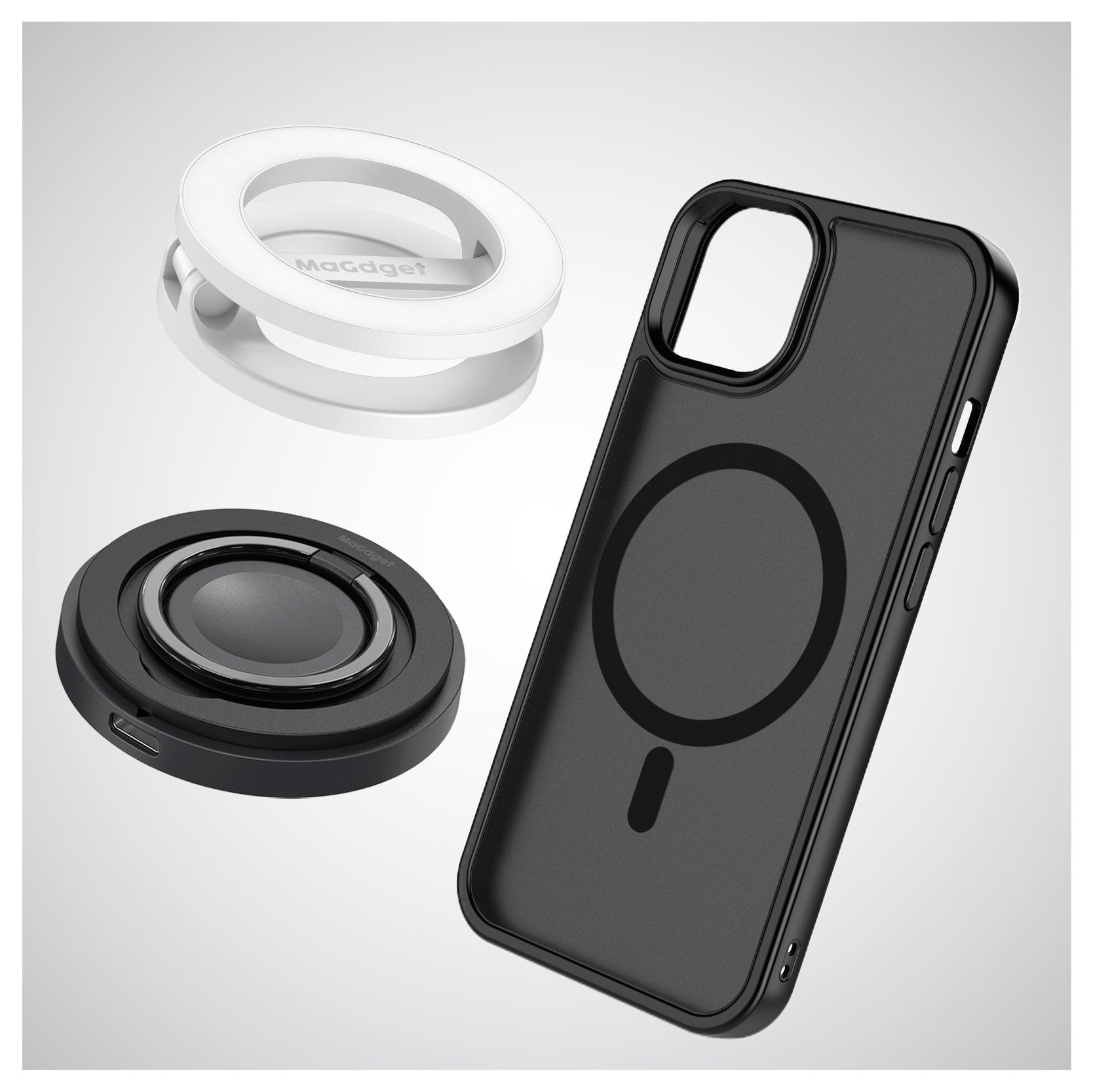 ChargeRing & Stand & MatteCase - Variation1