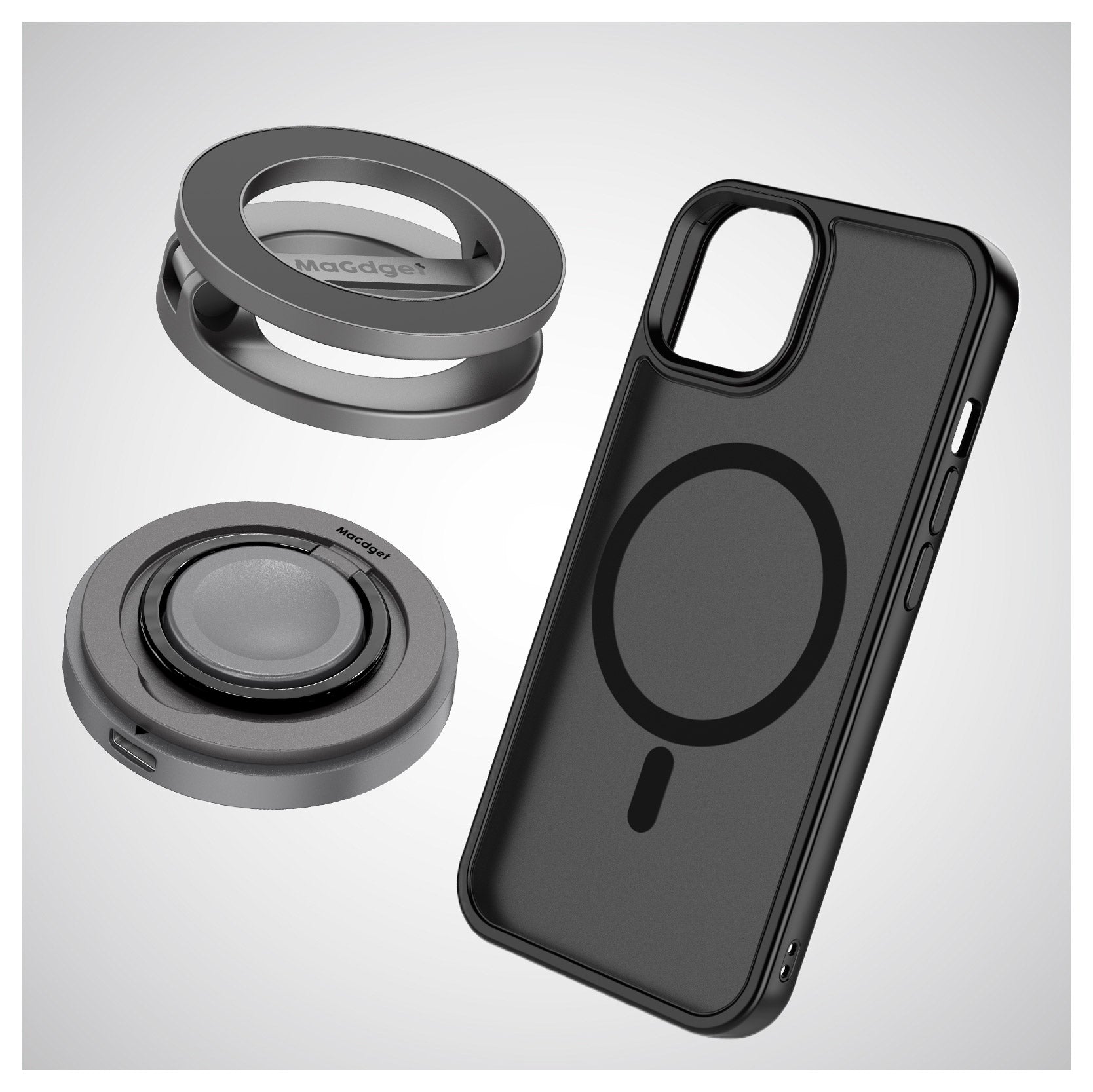 ChargeRing & Stand & MatteCase - Variation1