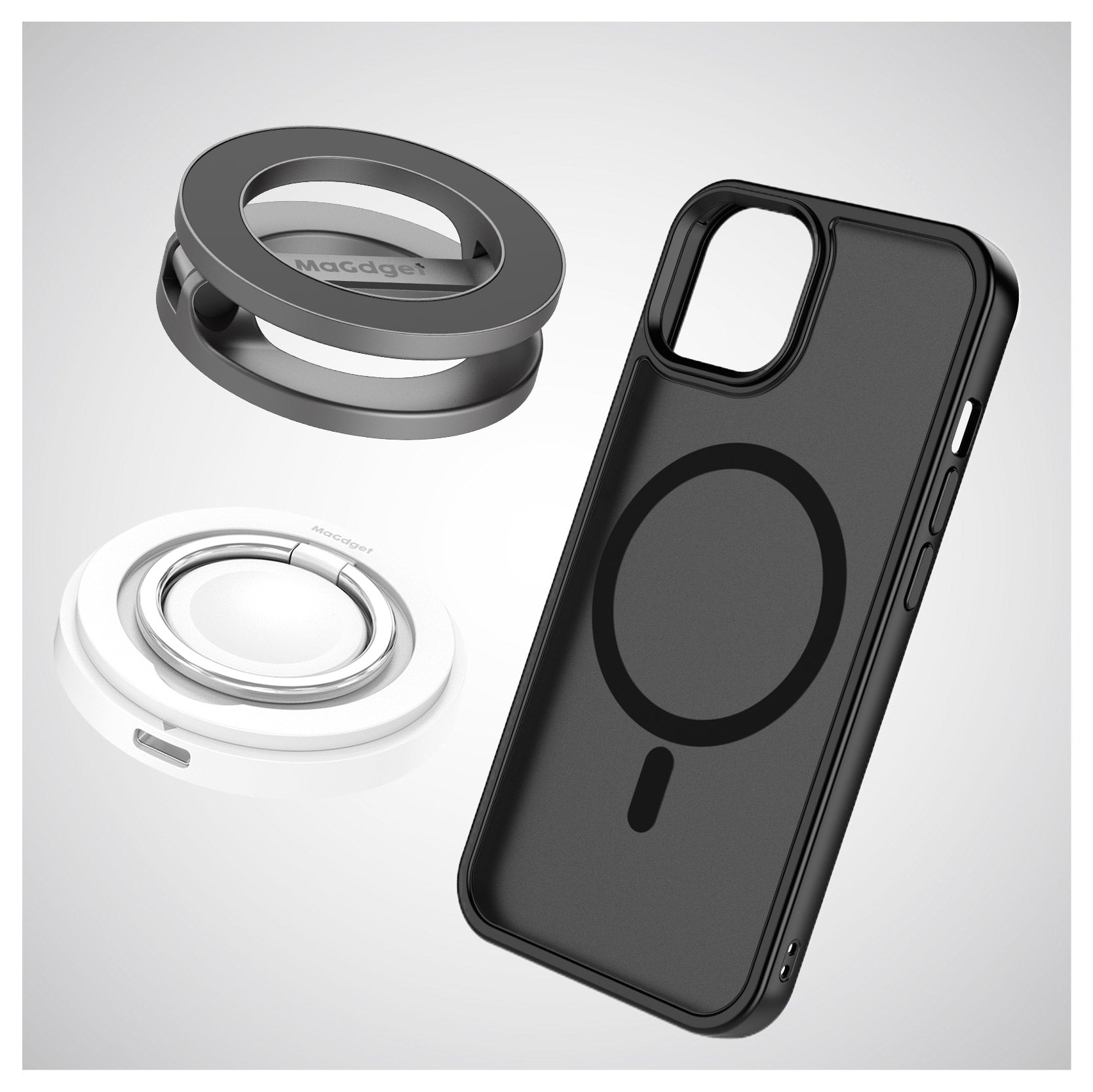 ChargeRing & Stand & MatteCase - Variation1