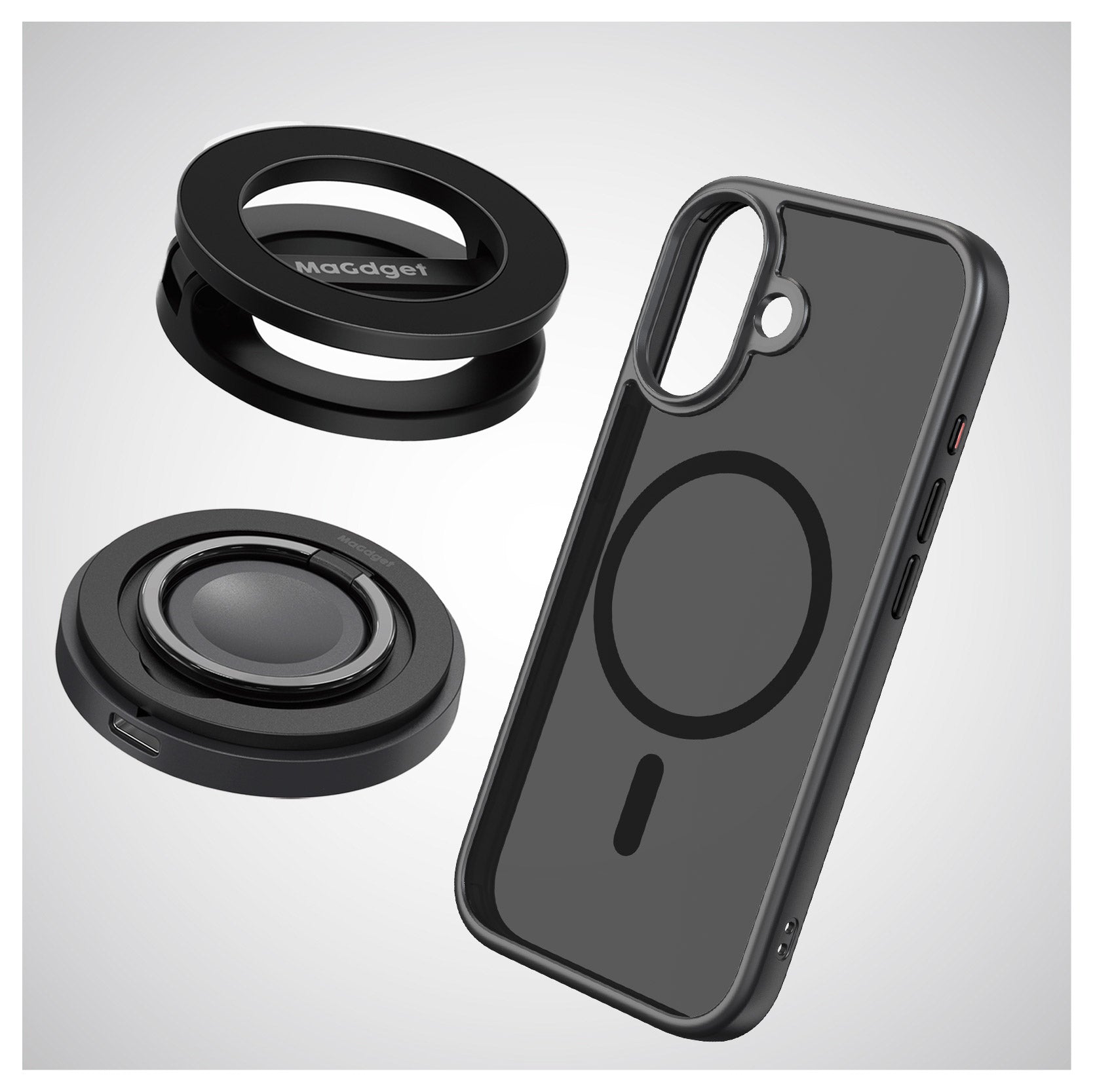 ChargeRing & Stand & MatteCase - Variation2