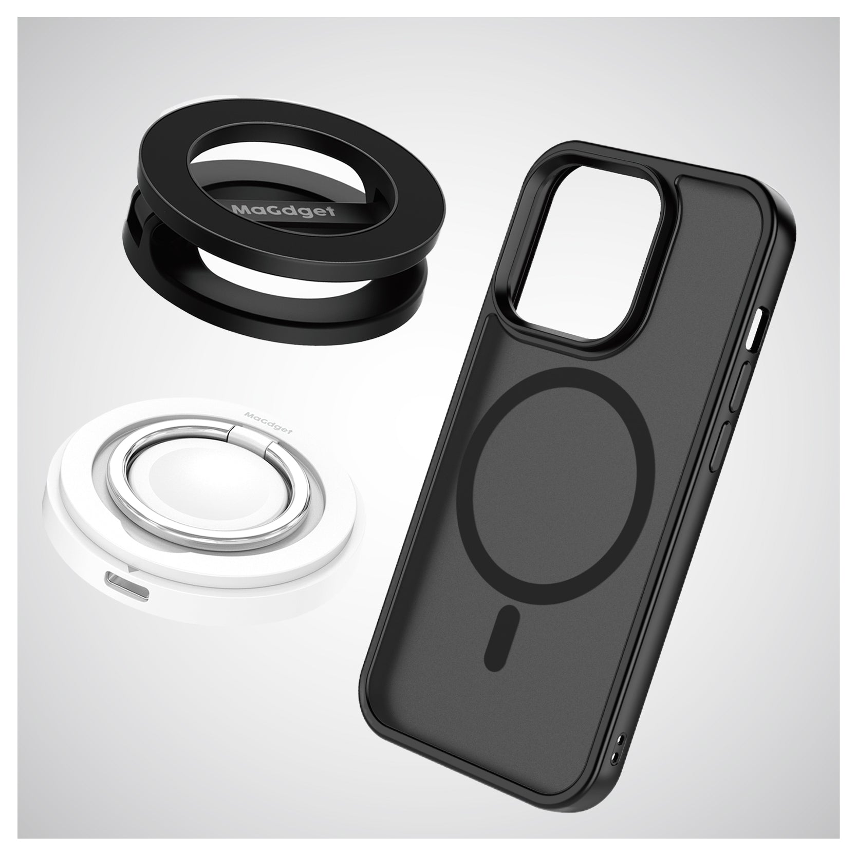 ChargeRing & Stand & MatteCase