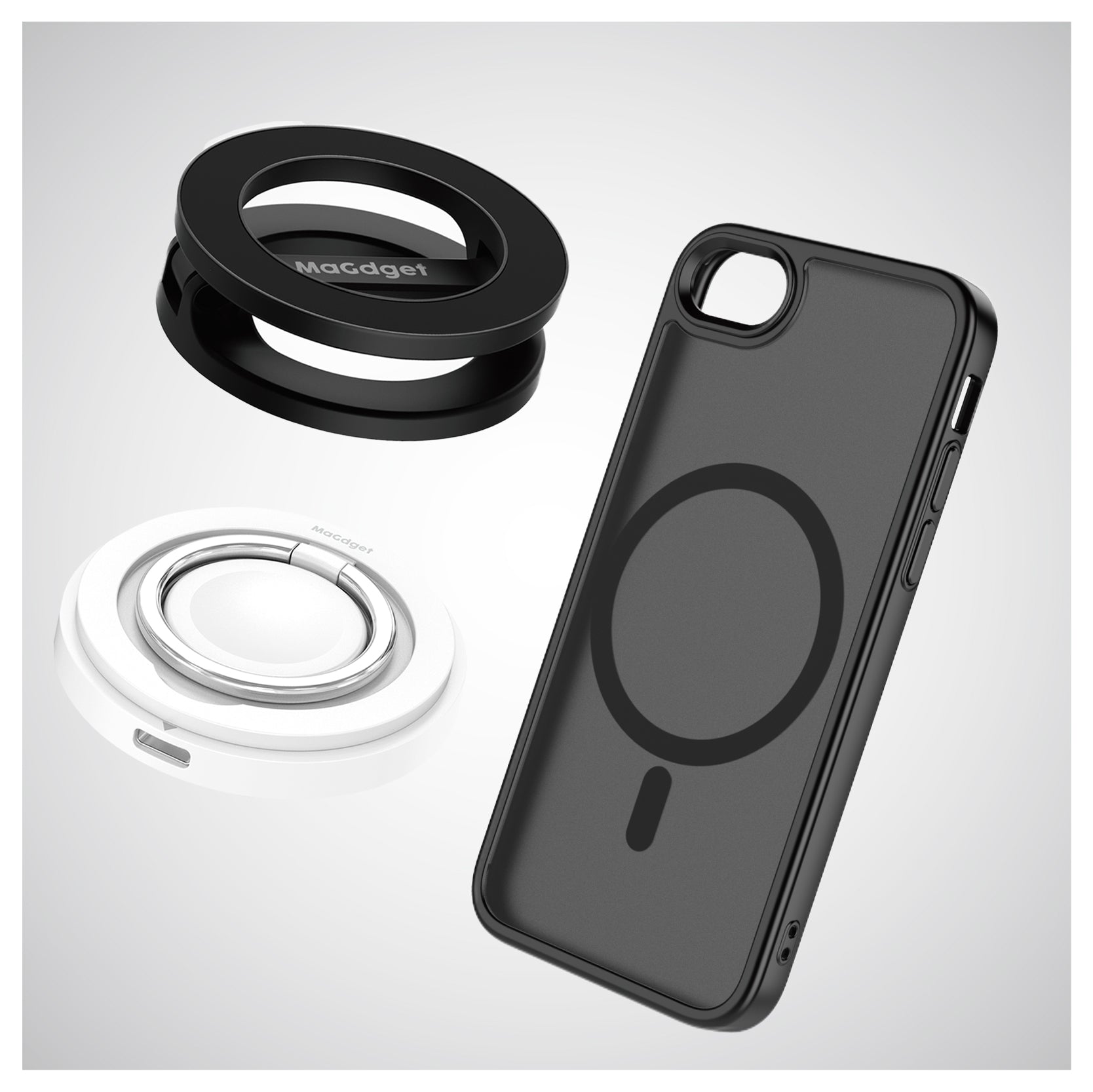 ChargeRing & Stand & MatteCase