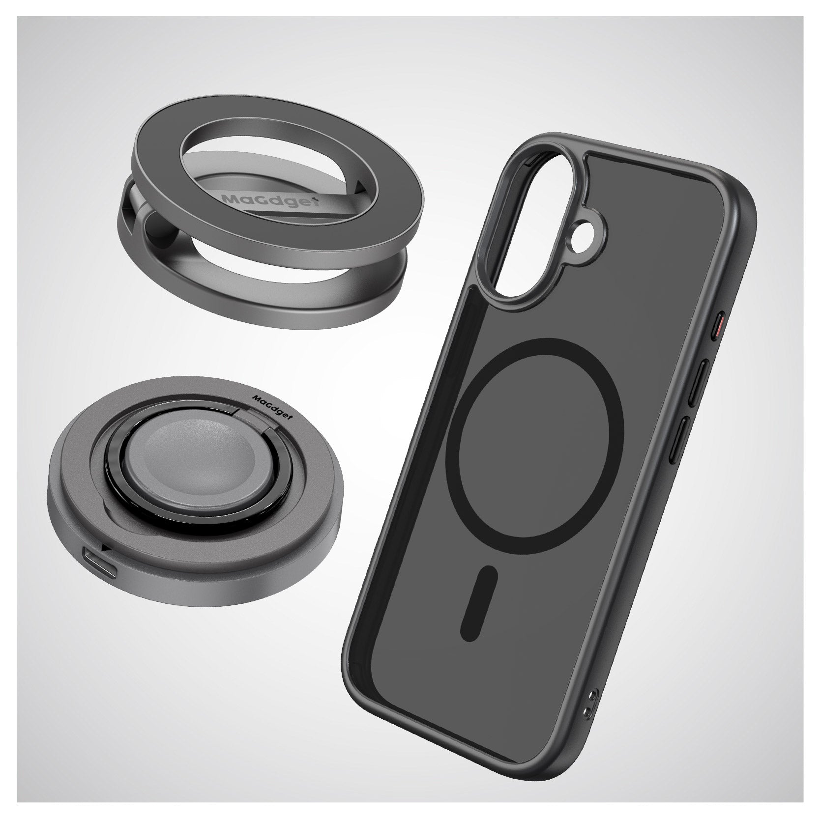 ChargeRing & Stand & MatteCase - Variation2