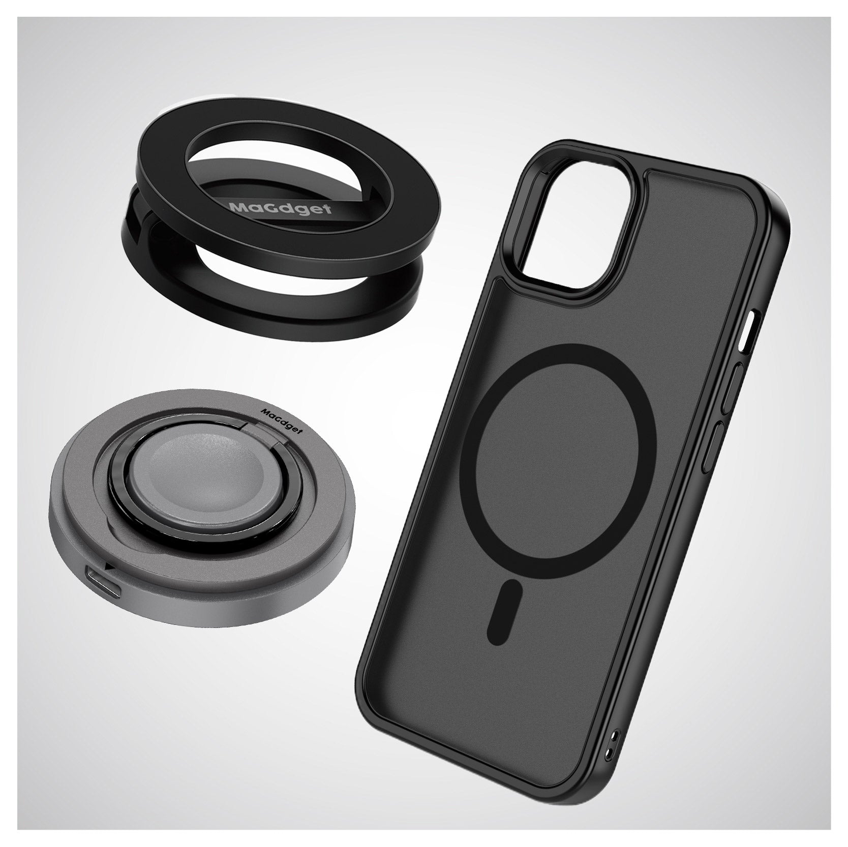 ChargeRing & Stand & MatteCase - Variation1