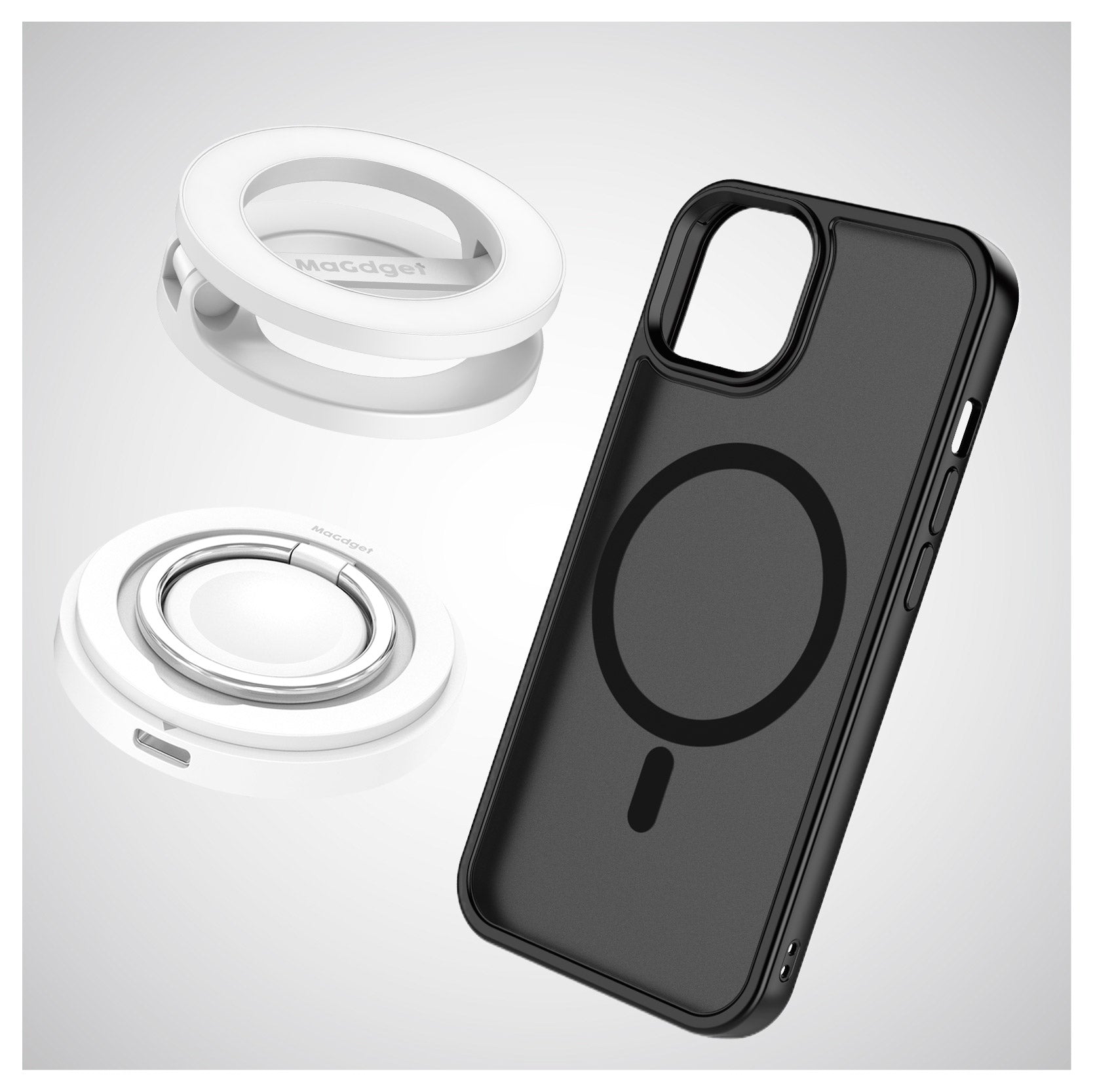 ChargeRing & Stand & MatteCase - Variation1