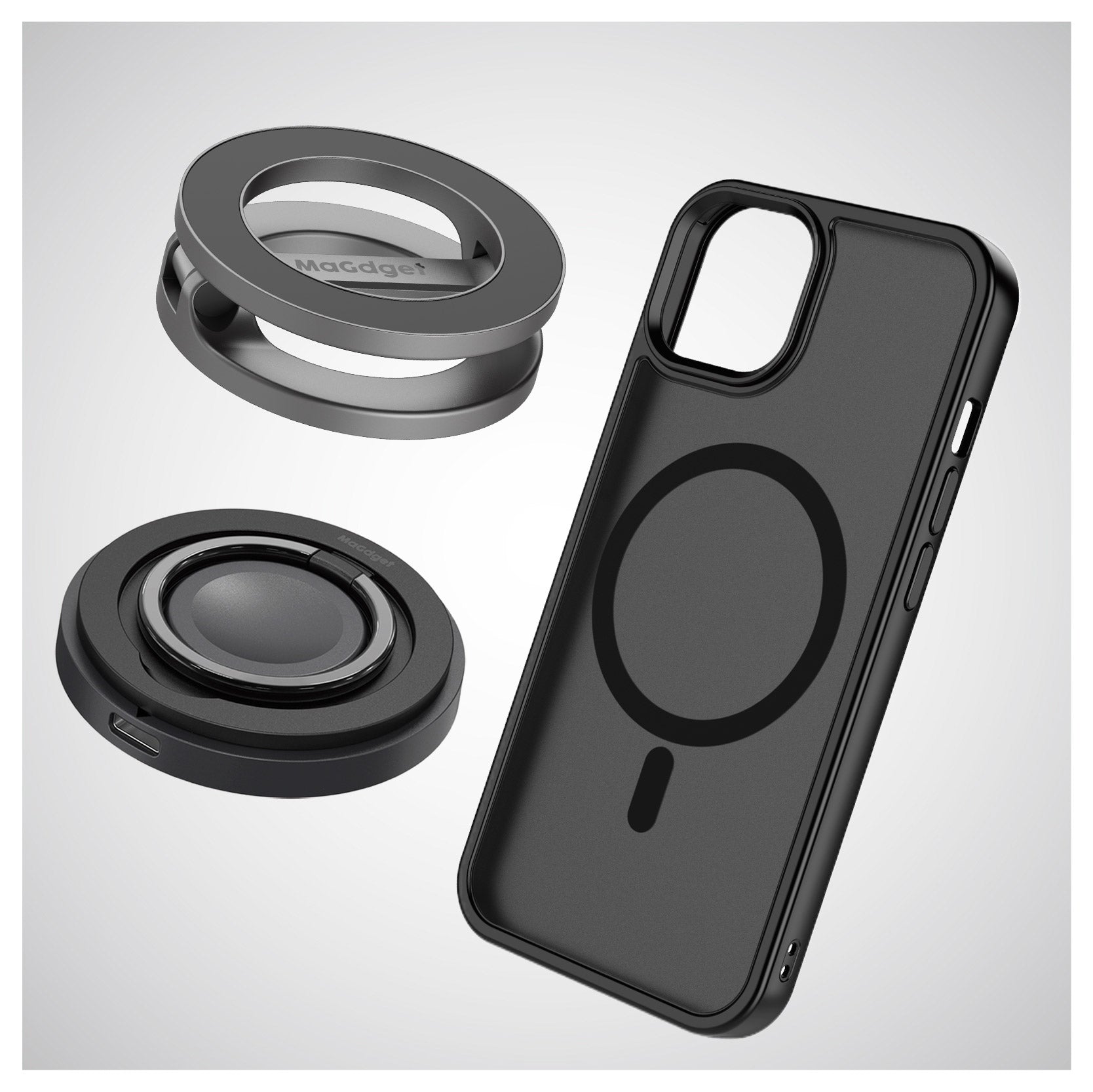 ChargeRing & Stand & MatteCase - Variation1