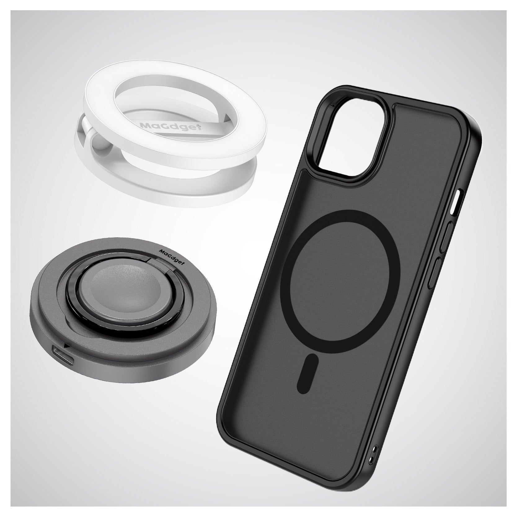 ChargeRing & Stand & MatteCase - Variation1