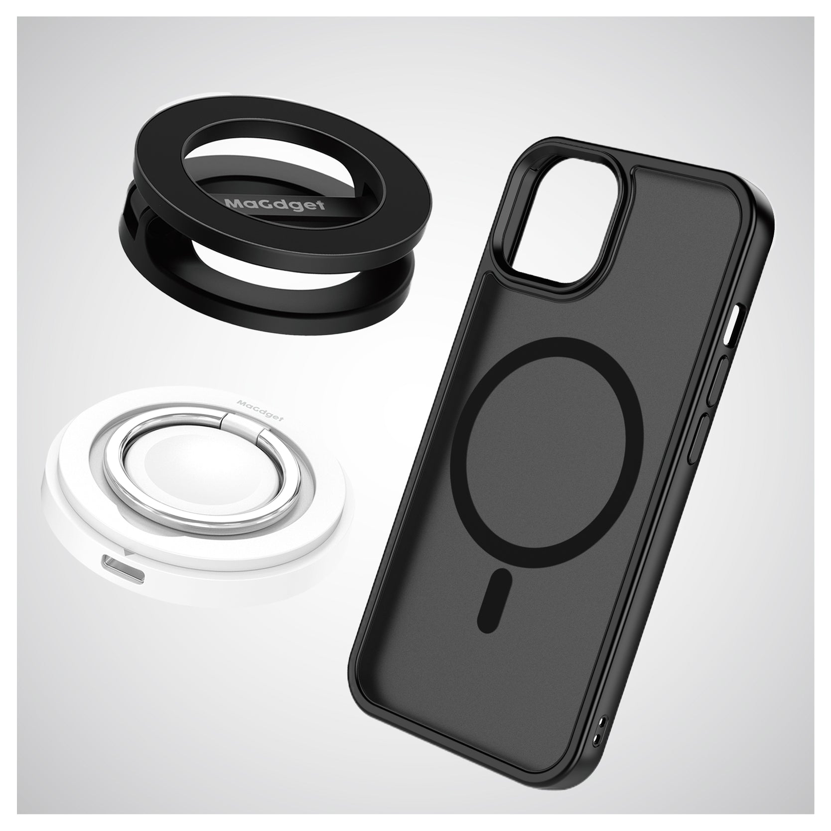 ChargeRing & Stand & MatteCase - Variation1